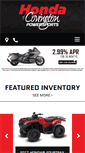 Mobile Screenshot of hondaofcovingtonpowersports.com