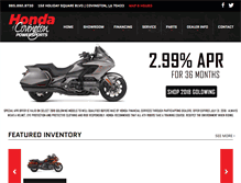 Tablet Screenshot of hondaofcovingtonpowersports.com